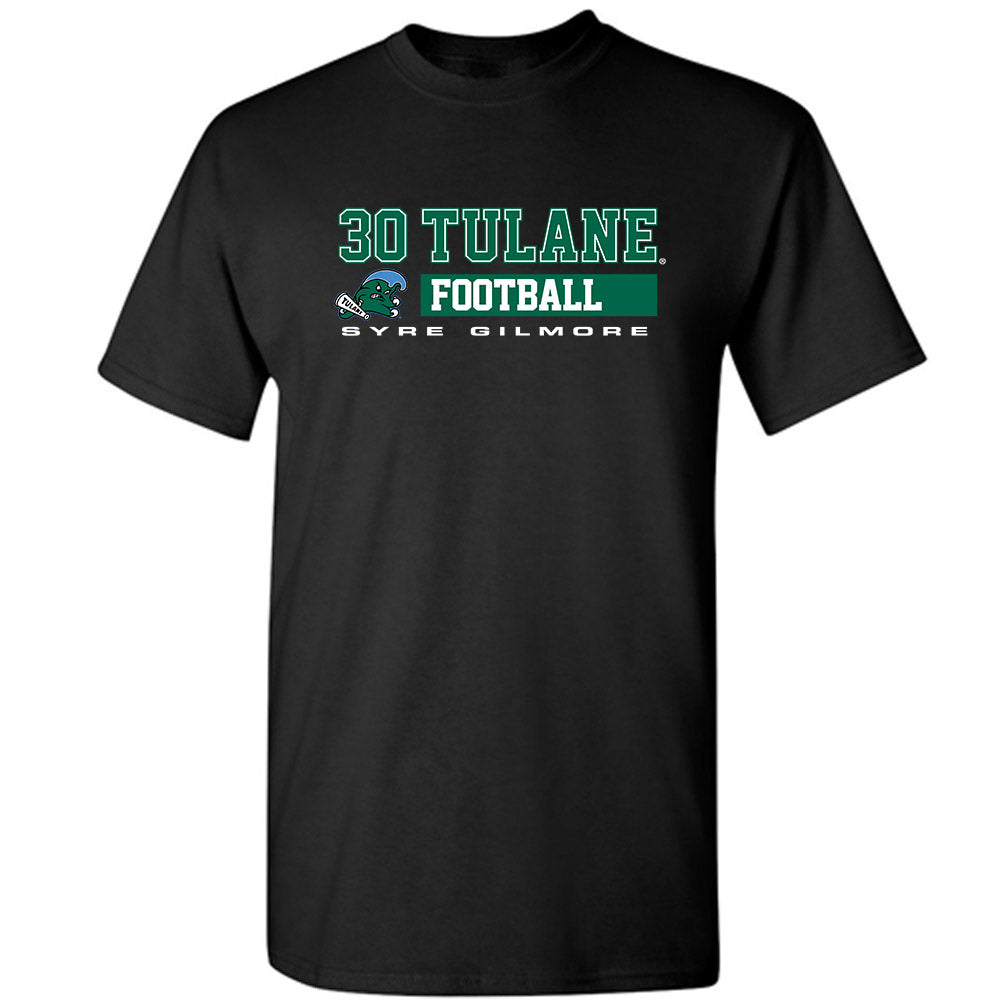 Tulane - NCAA Football : Syre Gilmore - Classic Fashion Shersey T-Shirt-0