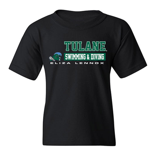Tulane - NCAA Women's Swimming & Diving : Eliza Lennox - Classic Fashion Shersey Youth T-Shirt-0