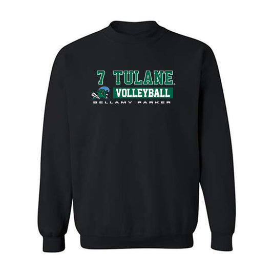 Tulane - NCAA Women's Volleyball : Bellamy Parker - Classic Fashion Shersey Crewneck Sweatshirt-0