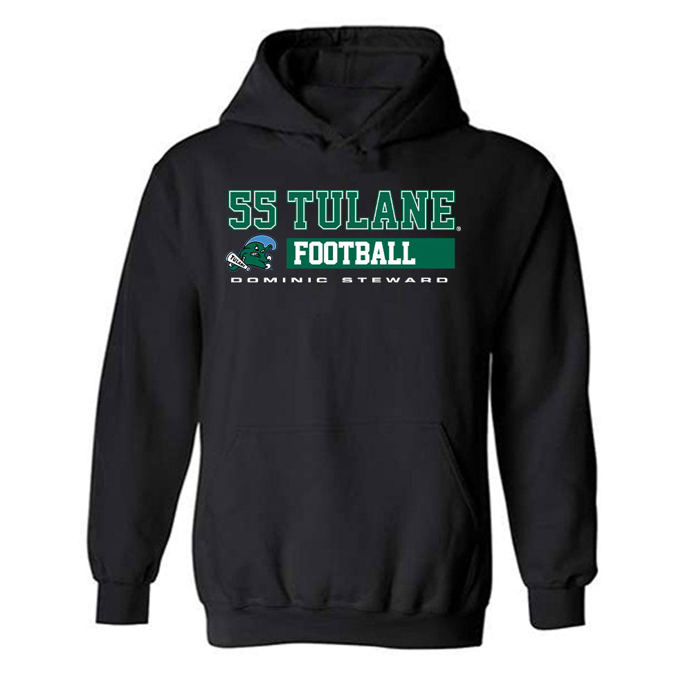 Tulane - NCAA Football : Dominic Steward - Classic Fashion Shersey Hooded Sweatshirt-0