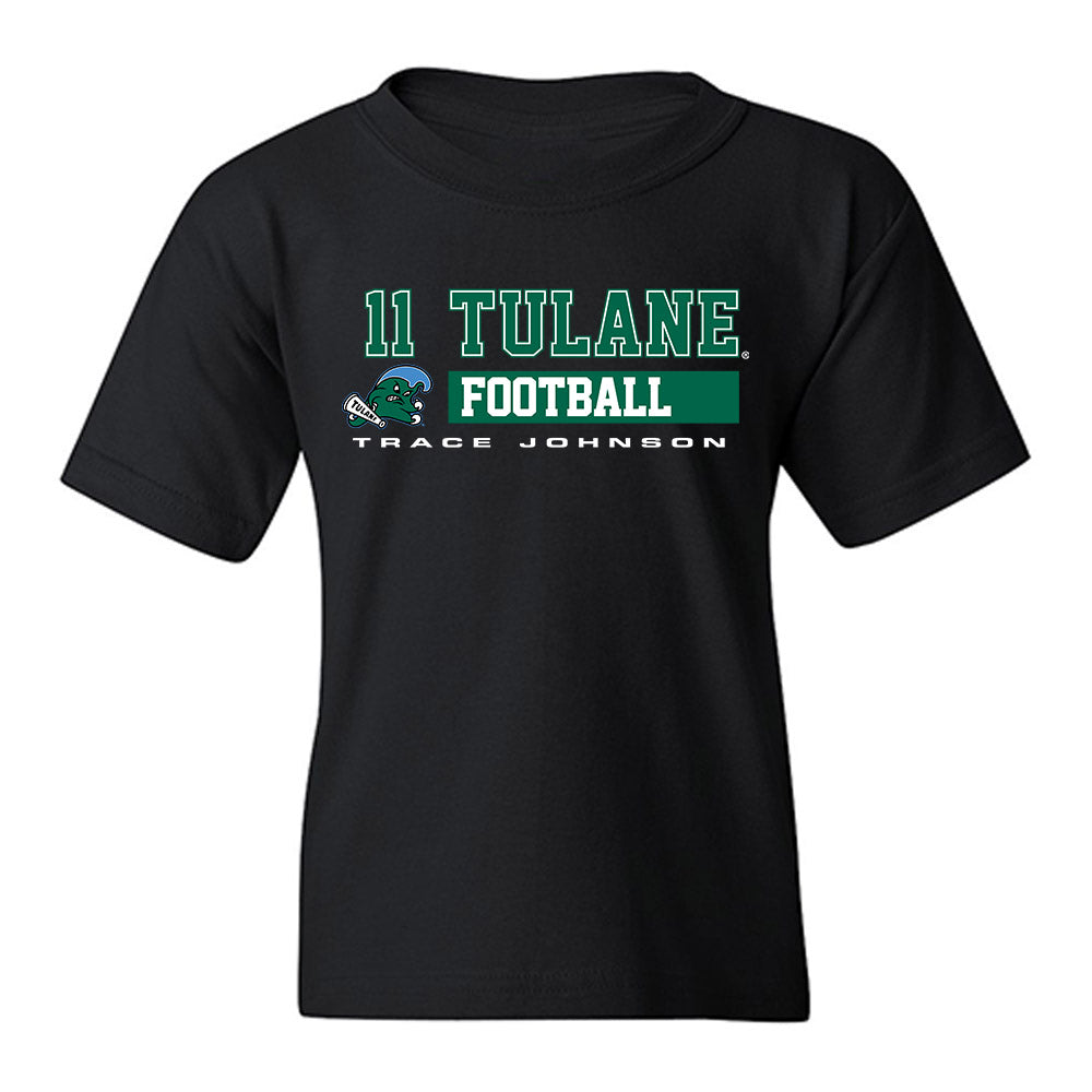 Tulane - NCAA Football : Trace Johnson - Classic Fashion Shersey Youth T-Shirt-0