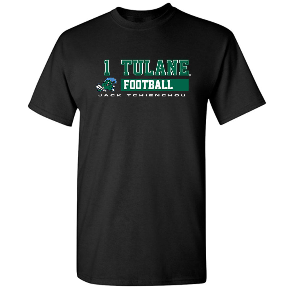Tulane - NCAA Football : Jack Tchienchou - Classic Fashion Shersey T-Shirt-0
