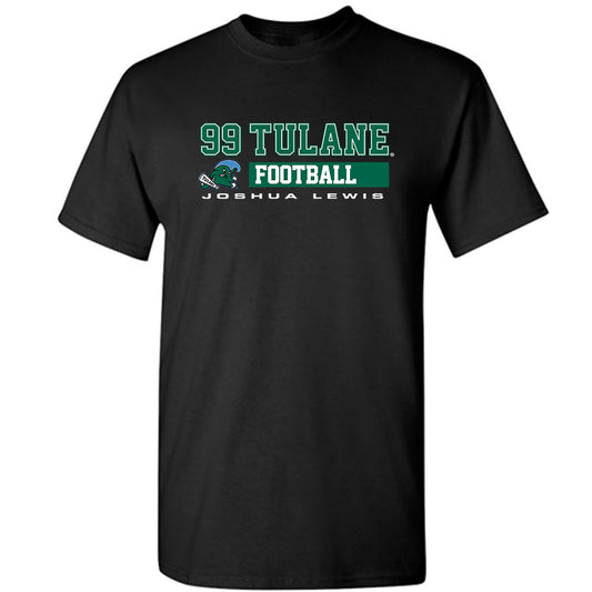Tulane - NCAA Football : Joshua Lewis - Classic Fashion Shersey T-Shirt-0