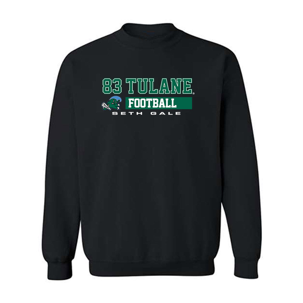 Tulane - NCAA Football : Seth Gale - Classic Fashion Shersey Crewneck Sweatshirt-0