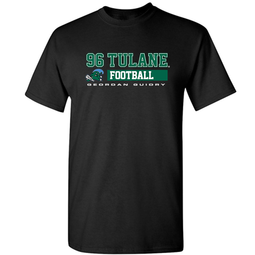 Tulane - NCAA Football : Geordan Guidry - Classic Fashion Shersey T-Shirt