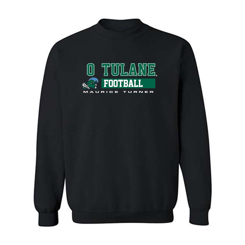 Tulane - NCAA Football : Maurice Turner - Classic Fashion Shersey Crewneck Sweatshirt-0