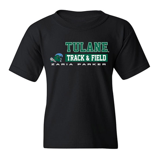 Tulane - NCAA Women's Track & Field : Zaria Parker - Classic Fashion Shersey Youth T-Shirt-0