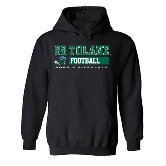 Tulane - NCAA Football : Robbie Pizzolato - Classic Fashion Shersey Hooded Sweatshirt-0