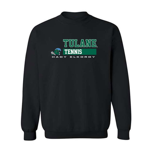 Tulane - NCAA Men's Tennis : Hady Elkordy - Classic Fashion Shersey Crewneck Sweatshirt-0