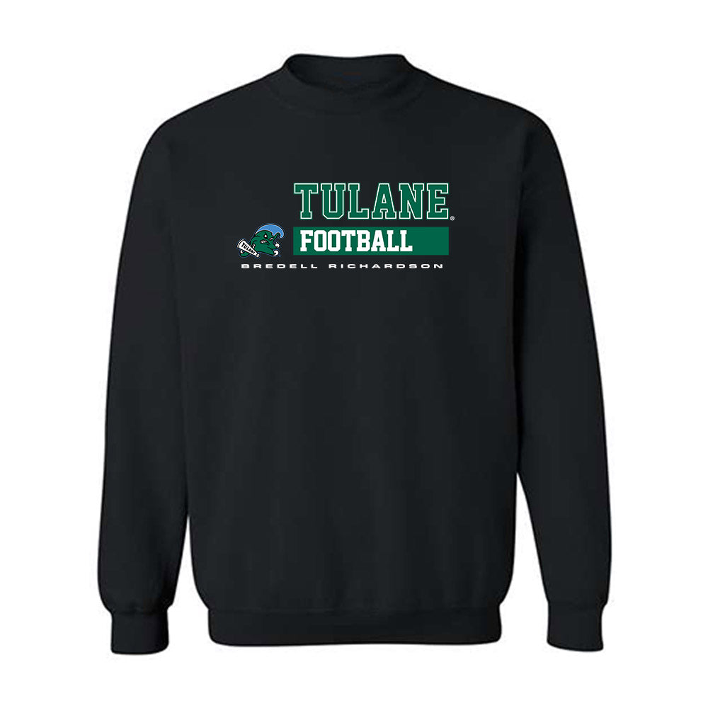 Tulane - NCAA Football : Bredell Richardson - Classic Fashion Shersey Crewneck Sweatshirt-0