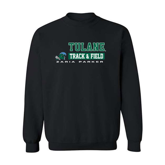 Tulane - NCAA Women's Track & Field : Zaria Parker - Classic Fashion Shersey Crewneck Sweatshirt-0