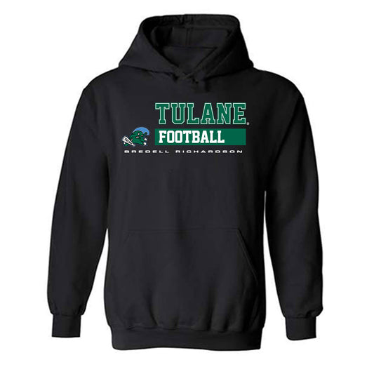 Tulane - NCAA Football : Bredell Richardson - Classic Fashion Shersey Hooded Sweatshirt-0