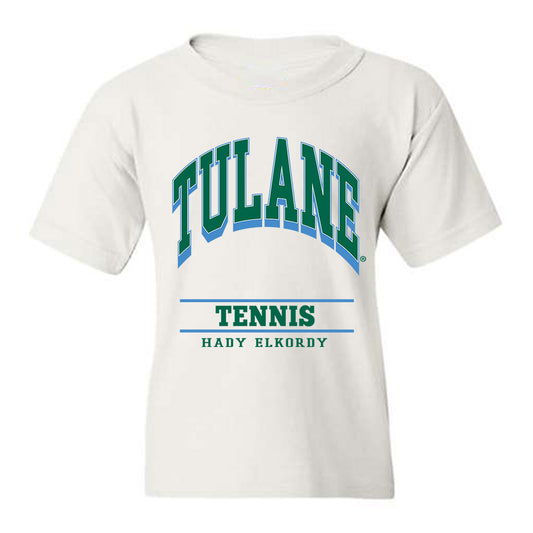 Tulane - NCAA Men's Tennis : Hady Elkordy - Classic Fashion Shersey Youth T-Shirt-0