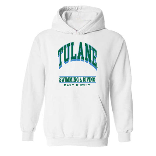 Tulane - NCAA Women's Swimming & Diving : Mary Kupsky - Classic Fashion Shersey Hooded Sweatshirt-0