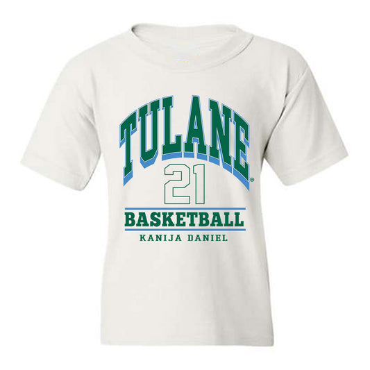 Tulane - NCAA Women's Basketball : Kanija Daniel - Classic Fashion Shersey Youth T-Shirt-0
