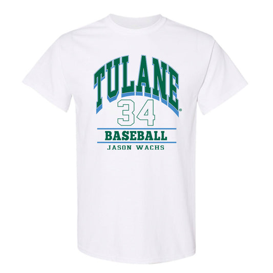 Tulane - NCAA Baseball : Jason Wachs - Classic Fashion Shersey T-Shirt-0