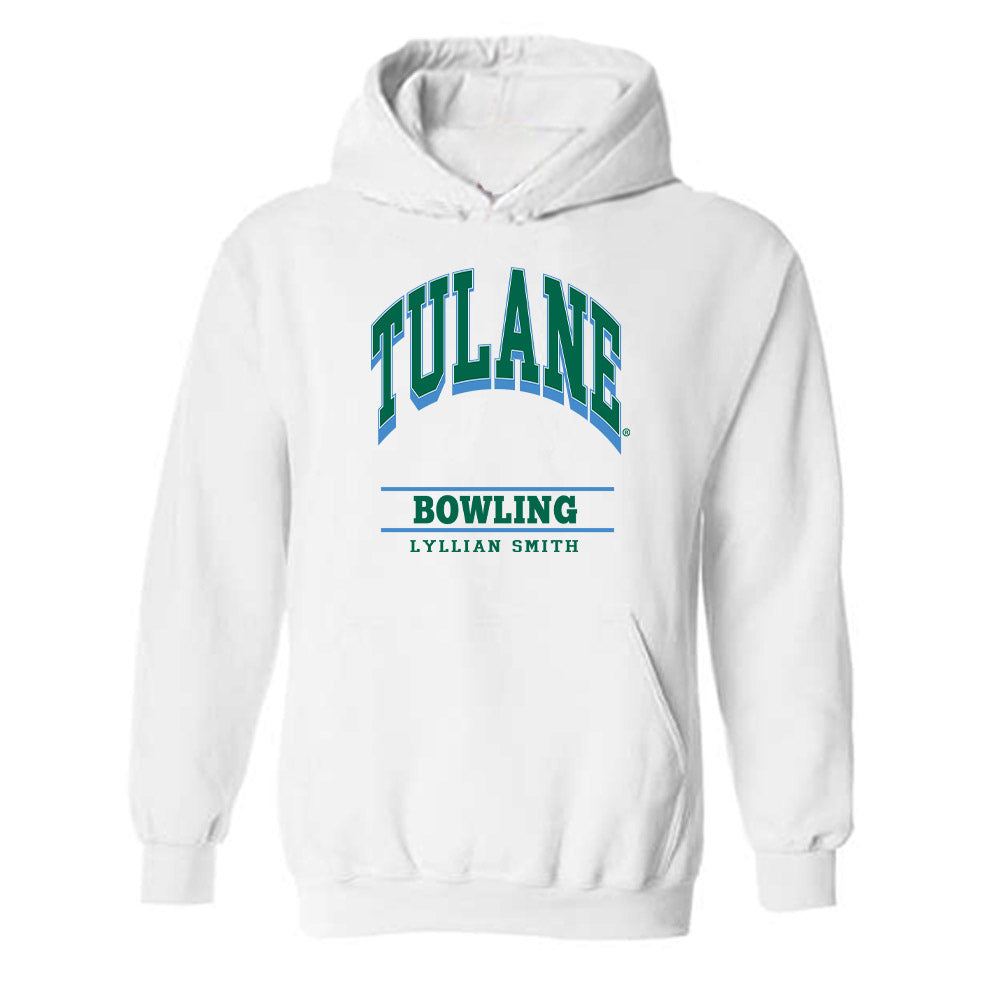 Tulane - NCAA Women's Bowling : Lyllian Smith - Classic Fashion Shersey Hooded Sweatshirt-0