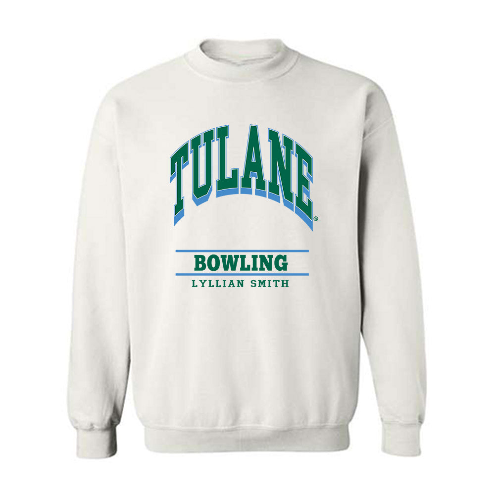 Tulane - NCAA Women's Bowling : Lyllian Smith - Classic Fashion Shersey Crewneck Sweatshirt-0