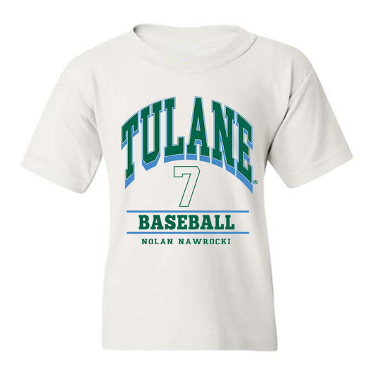 Tulane - NCAA Baseball : Nolan Nawrocki - Classic Fashion Shersey Youth T-Shirt-0