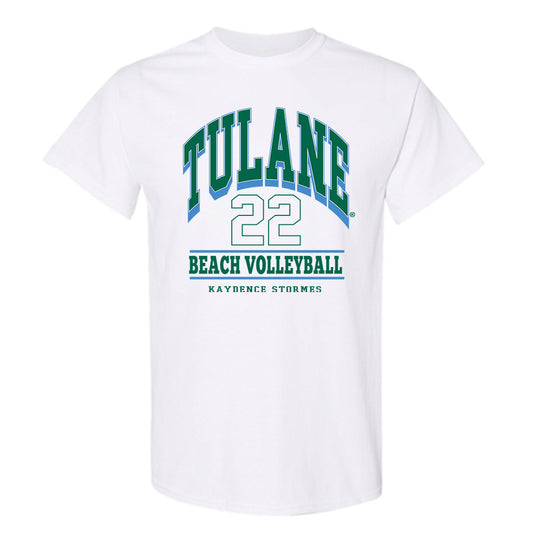 Tulane - NCAA Beach Volleyball : Kaydence Stormes - Classic Fashion Shersey T-Shirt-0
