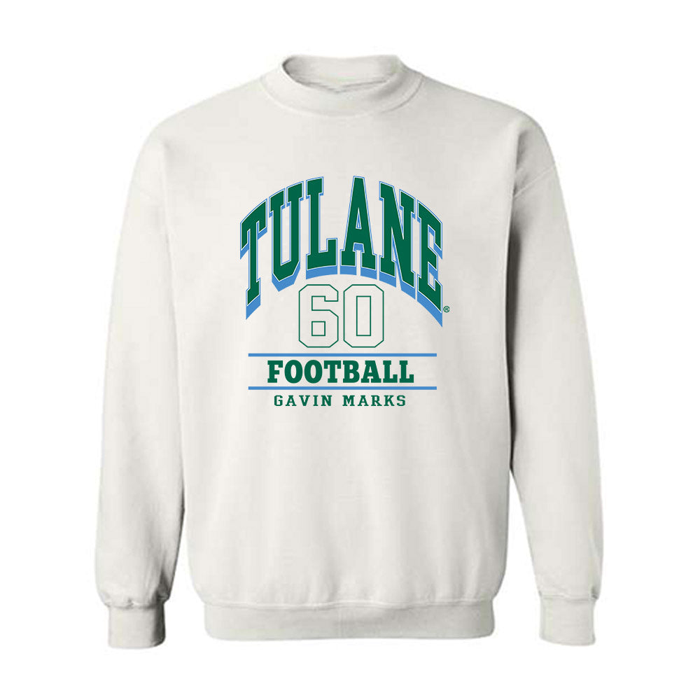 Tulane - NCAA Football : Gavin Marks - Classic Fashion Shersey Crewneck Sweatshirt-0