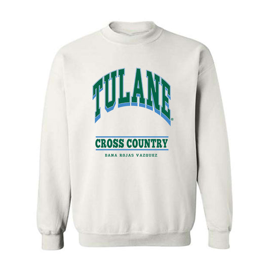 Tulane - NCAA Women's Cross Country : Dana Rojas Vazquez - Classic Fashion Shersey Crewneck Sweatshirt-0