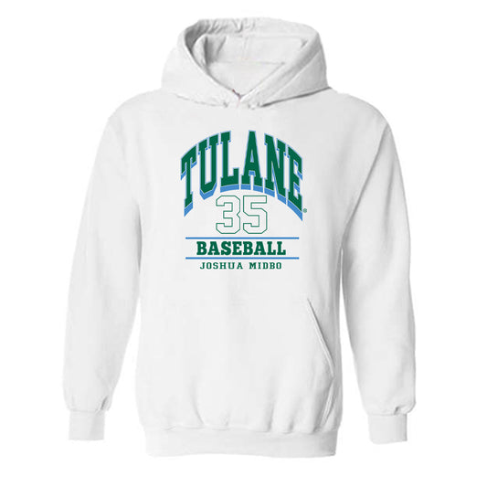 Tulane - NCAA Baseball : Joshua Midbo - Classic Fashion Shersey Hooded Sweatshirt-0