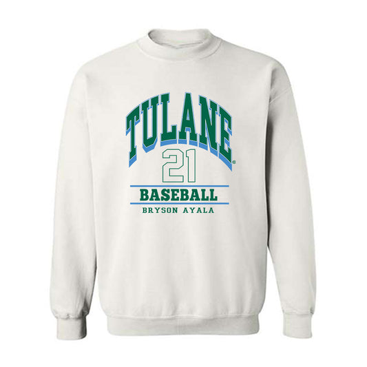Tulane - NCAA Baseball : Bryson Ayala - Classic Fashion Shersey Crewneck Sweatshirt-0