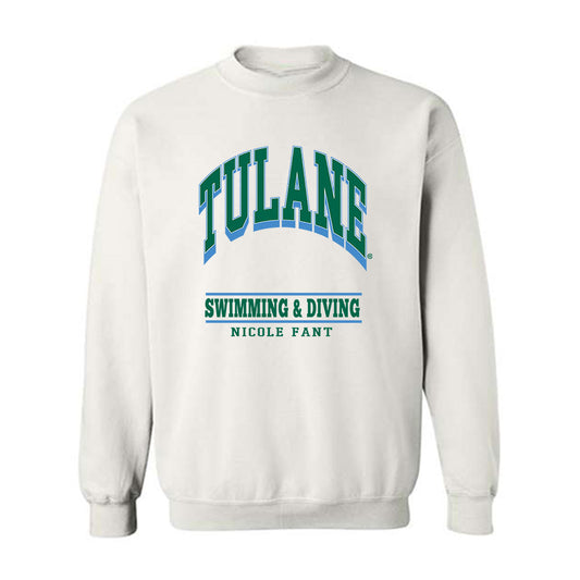 Tulane - NCAA Women's Swimming & Diving : Nicole Fant - Classic Fashion Shersey Crewneck Sweatshirt-0
