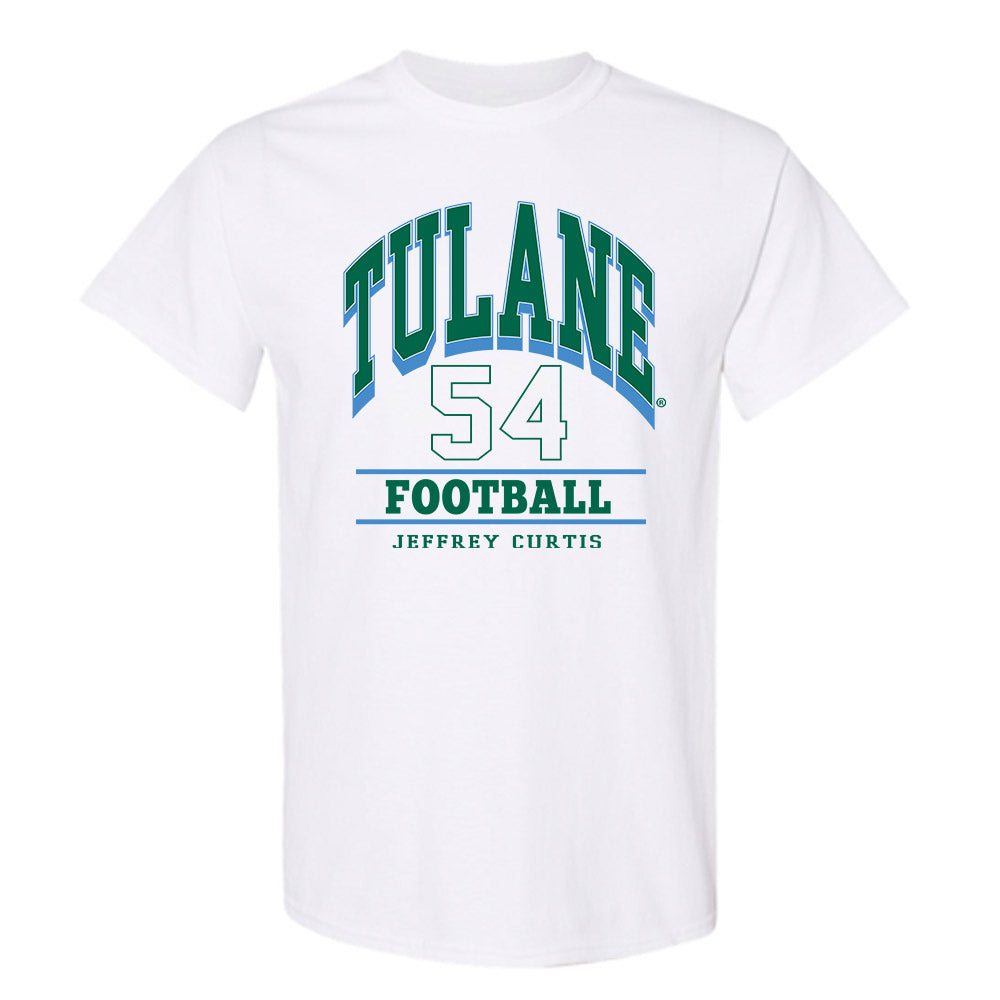 Tulane - NCAA Football : Jeffrey Curtis - Classic Fashion Shersey T-Shirt-0