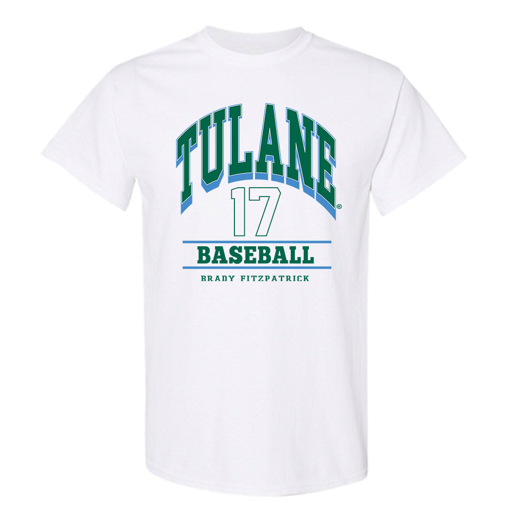 Tulane - NCAA Baseball : Brady Fitzpatrick - Classic Fashion Shersey T-Shirt-0