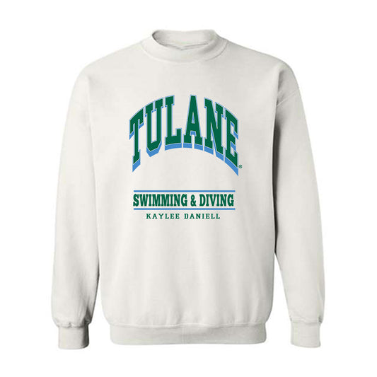 Tulane - NCAA Women's Swimming & Diving : Kaylee Daniell - Classic Fashion Shersey Crewneck Sweatshirt-0