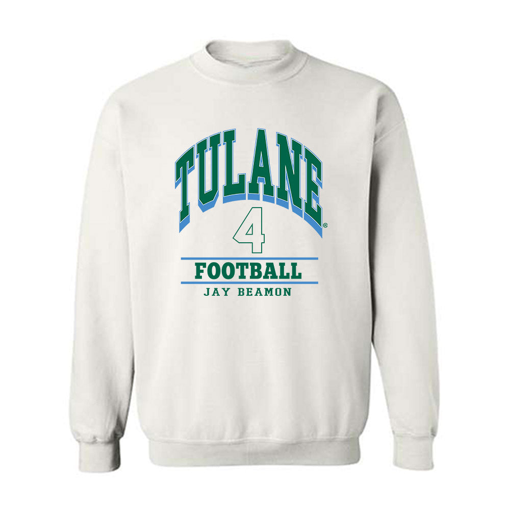 Tulane - NCAA Football : Jay beamon - Classic Fashion Shersey Crewneck Sweatshirt-0