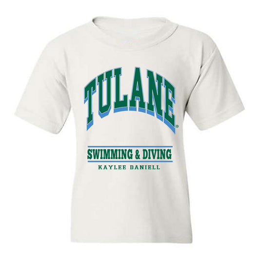 Tulane - NCAA Women's Swimming & Diving : Kaylee Daniell - Classic Fashion Shersey Youth T-Shirt-0