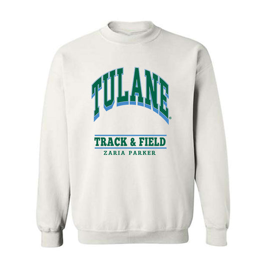 Tulane - NCAA Women's Track & Field : Zaria Parker - Classic Fashion Shersey Crewneck Sweatshirt-0