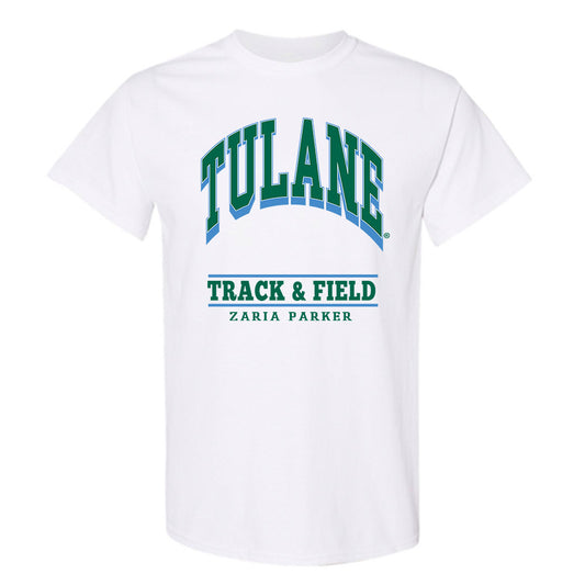 Tulane - NCAA Women's Track & Field : Zaria Parker - Classic Fashion Shersey T-Shirt-0