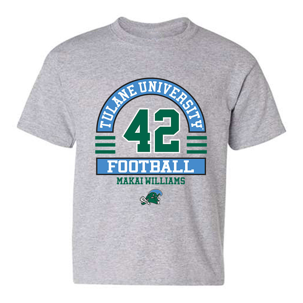 Tulane - NCAA Football : Makai Williams - Classic Fashion Shersey Youth T-Shirt-0
