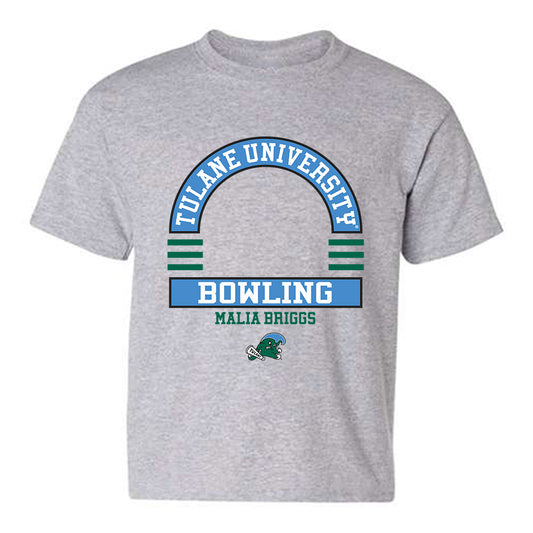 Tulane - NCAA Women's Bowling : Malia Briggs - Classic Fashion Shersey Youth T-Shirt-0