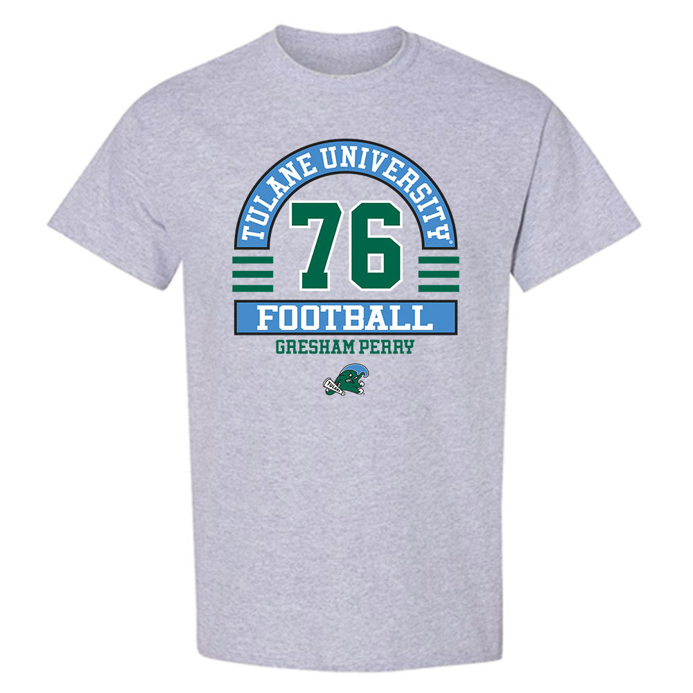 Tulane - NCAA Football : Gresham Perry - Classic Fashion Shersey T-Shirt-0