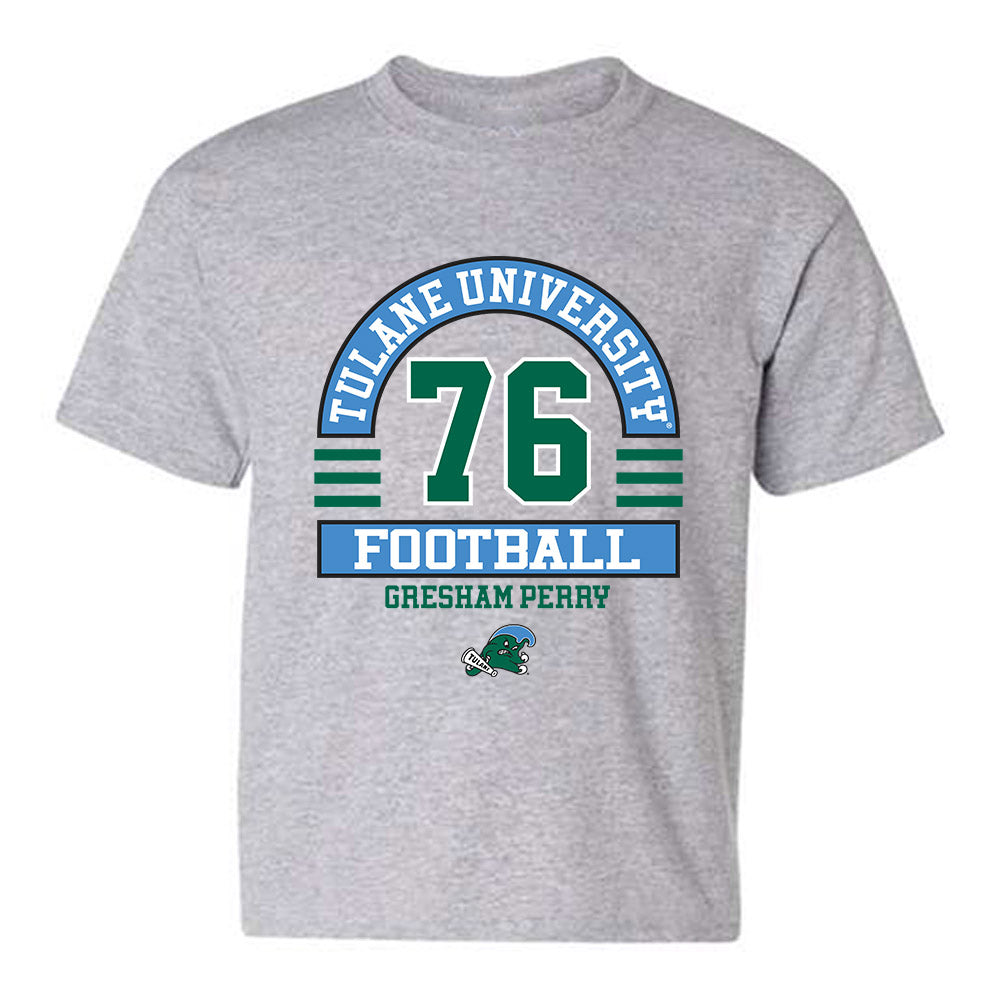 Tulane - NCAA Football : Gresham Perry - Classic Fashion Shersey Youth T-Shirt-0