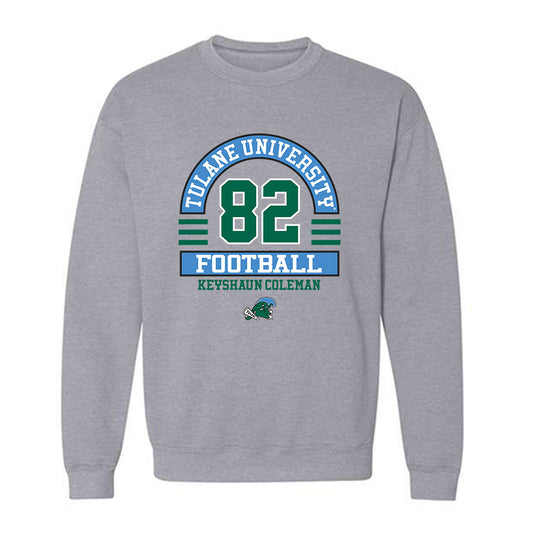 Tulane - NCAA Football : Keyshaun Coleman - Classic Fashion Shersey Crewneck Sweatshirt-0