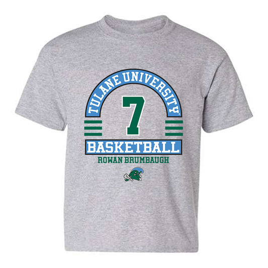 Tulane - NCAA Men's Basketball : Rowan Brumbaugh - Classic Fashion Shersey Youth T-Shirt-0
