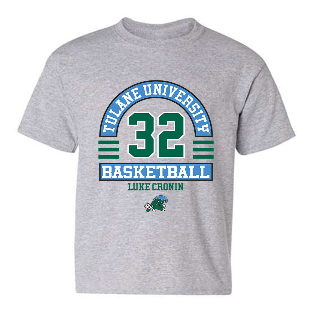 Tulane - NCAA Men's Basketball : Luke Cronin - Classic Fashion Shersey Youth T-Shirt-0