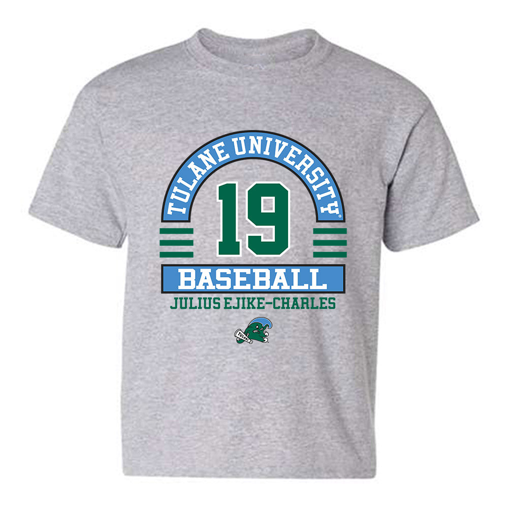 Tulane - NCAA Baseball : Julius Ejike-Charles - Classic Fashion Shersey Youth T-Shirt-0
