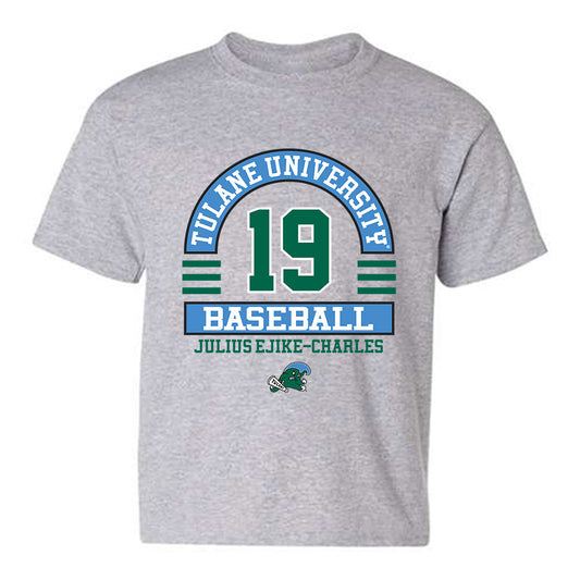 Tulane - NCAA Baseball : Julius Ejike-Charles - Classic Fashion Shersey Youth T-Shirt-0