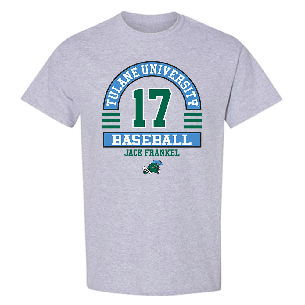 Tulane - NCAA Baseball : Jack Frankel - Classic Fashion Shersey T-Shirt-0