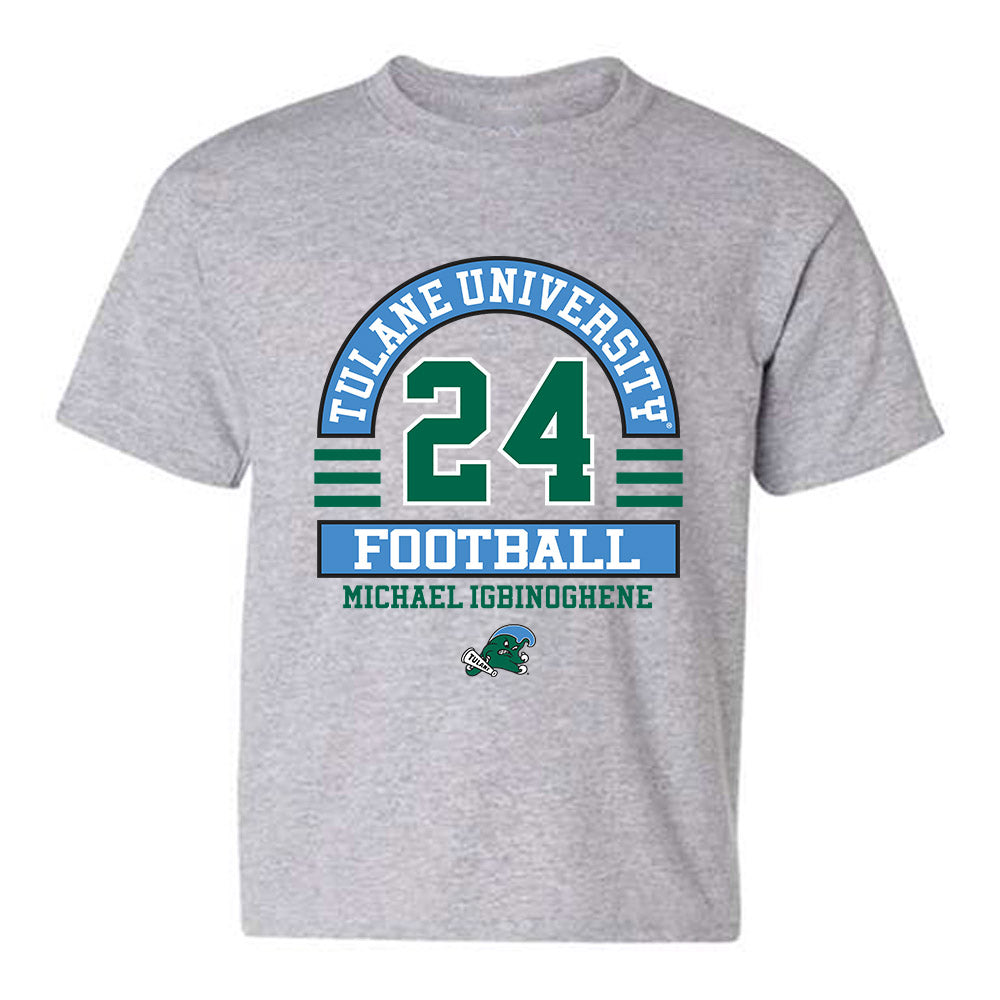 Tulane - NCAA Football : Michael Igbinoghene - Classic Fashion Shersey Youth T-Shirt-0