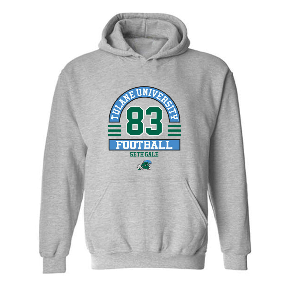 Tulane - NCAA Football : Seth Gale - Classic Fashion Shersey Hooded Sweatshirt-0