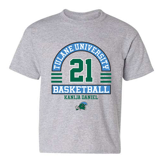 Tulane - NCAA Women's Basketball : Kanija Daniel - Classic Fashion Shersey Youth T-Shirt-0