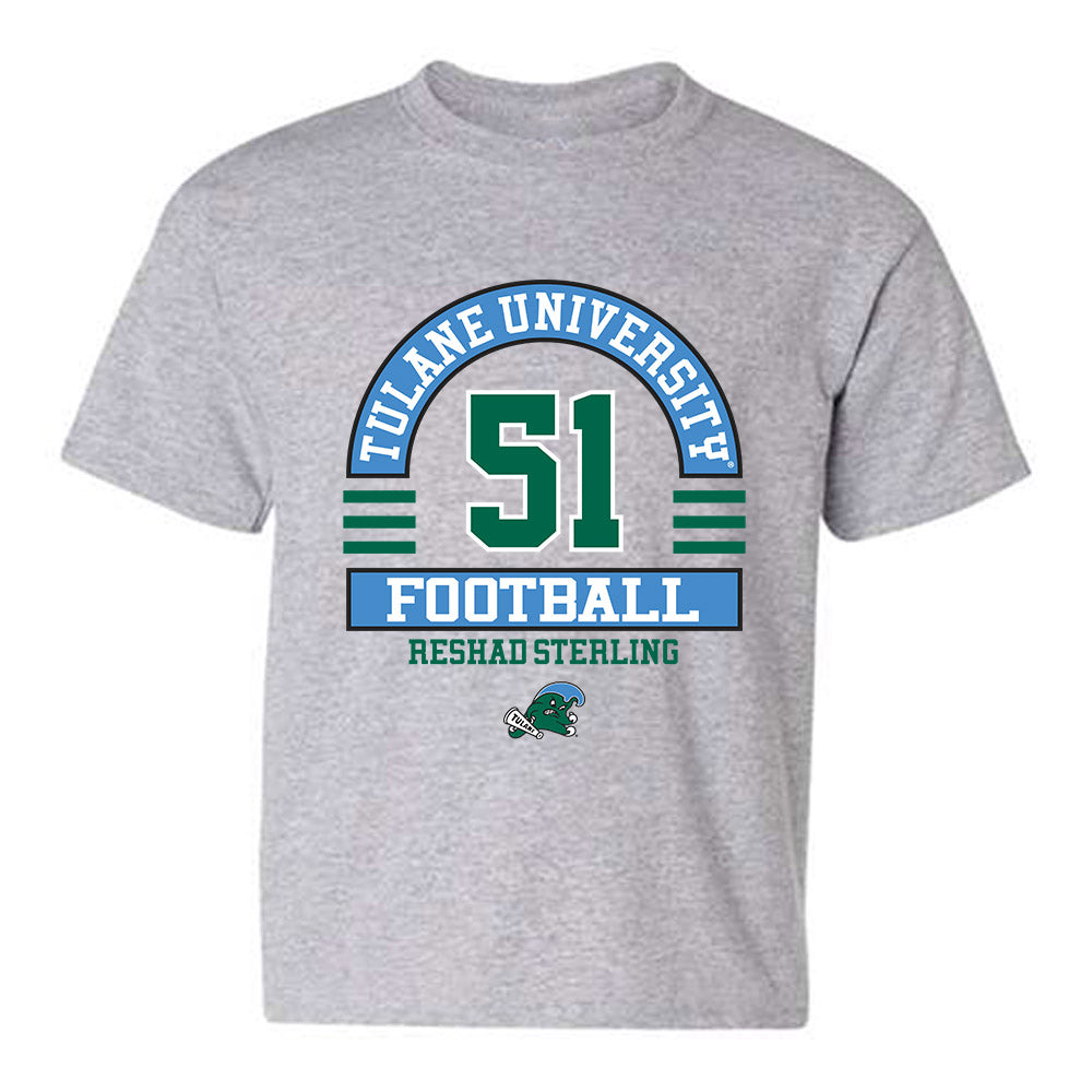 Tulane - NCAA Football : Reshad Sterling - Classic Fashion Shersey Youth T-Shirt-0
